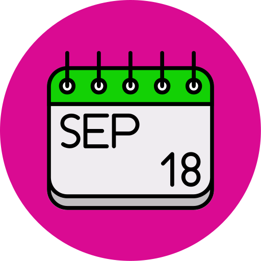 septiembre icono gratis