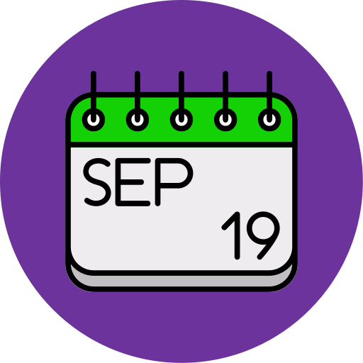 septiembre icono gratis