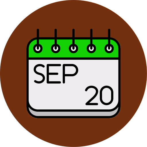 septiembre icono gratis