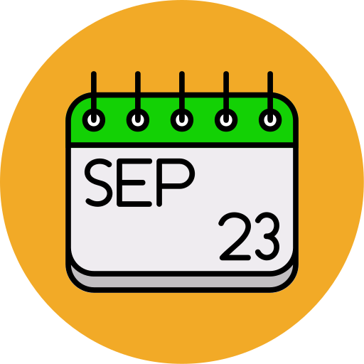 septiembre icono gratis