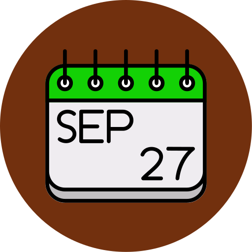 septiembre icono gratis