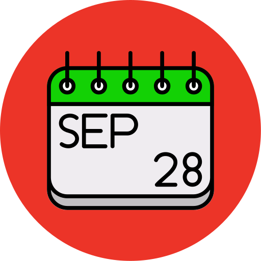 septiembre icono gratis