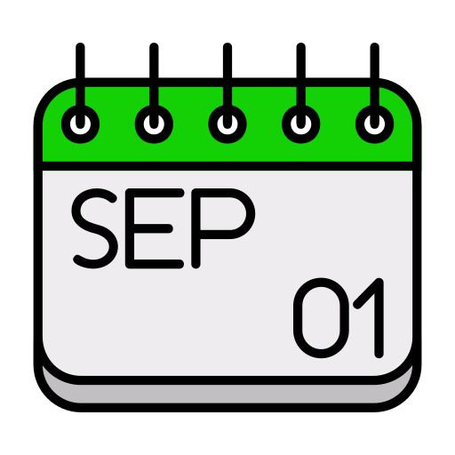 septiembre icono gratis