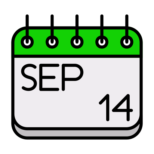 septiembre icono gratis