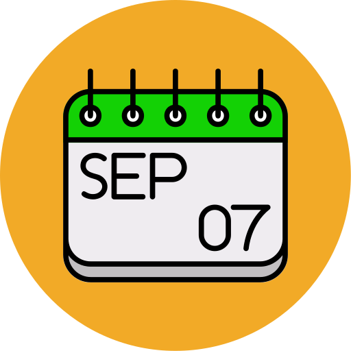 septiembre icono gratis