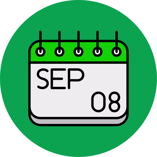 septiembre icono gratis