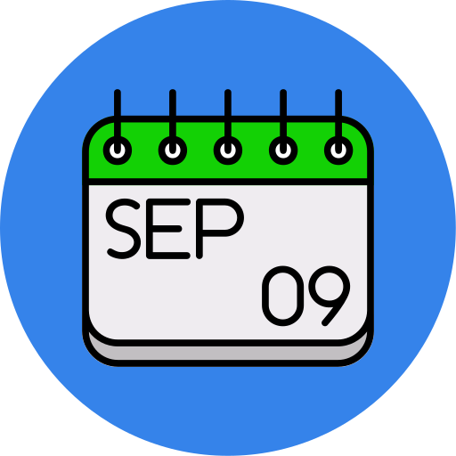 septiembre icono gratis