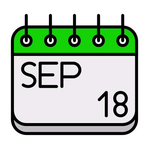 septiembre icono gratis