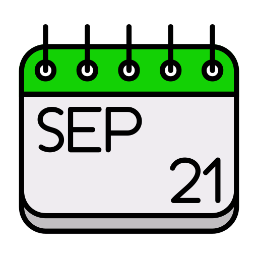 septiembre icono gratis