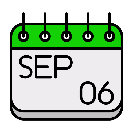 septiembre icono gratis