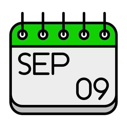 septiembre icono gratis