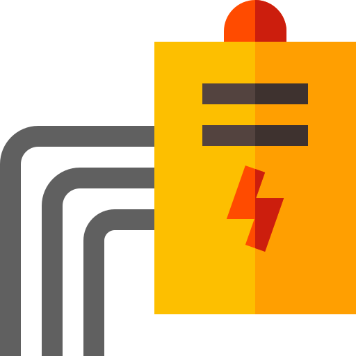 Electrical Icon Basic Straight Flat