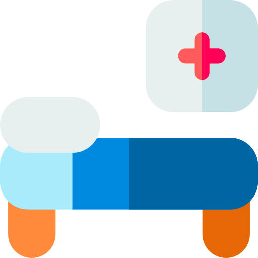 lit d'hôpital Icône gratuit