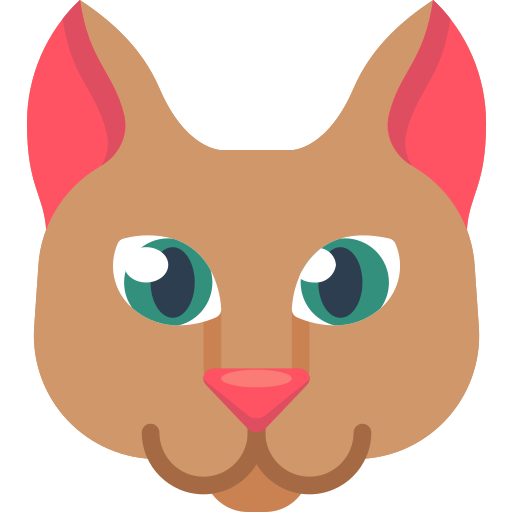 Cat Basic Miscellany Flat icon