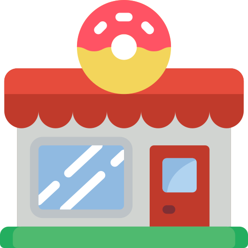 Donut shop free icon