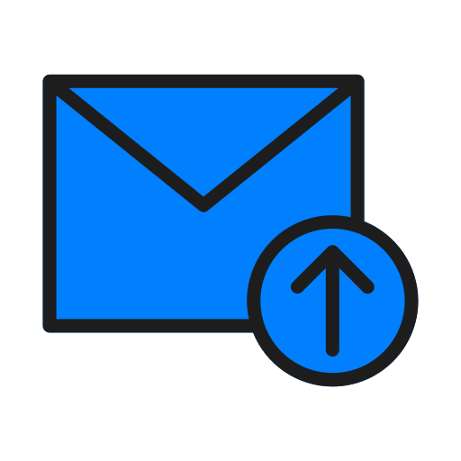 icono de subir correo icono gratis