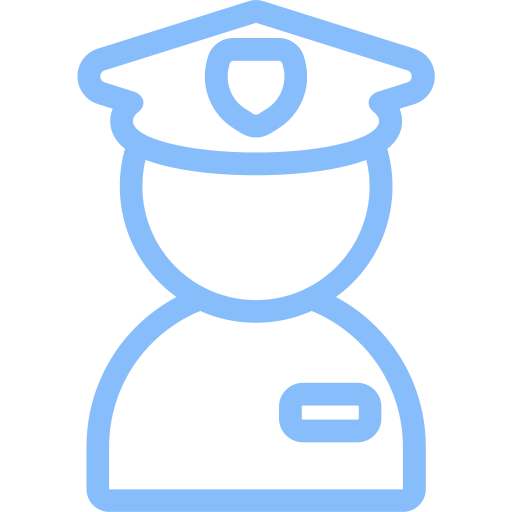 police Icône gratuit police Icône gratuit