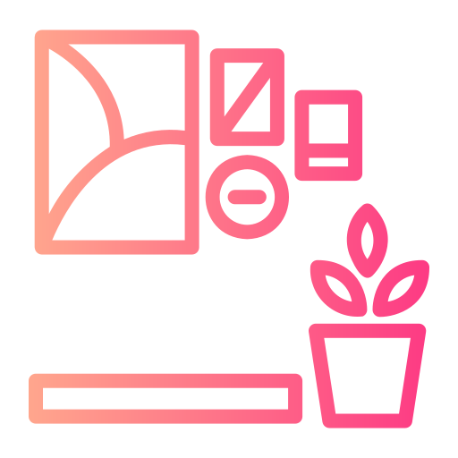 decoración icono gratis