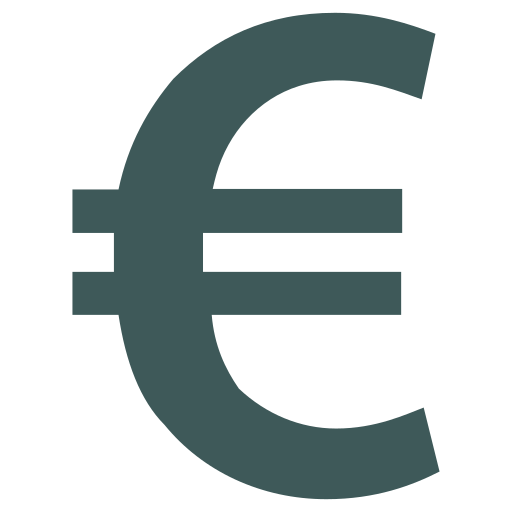 euro icono gratis