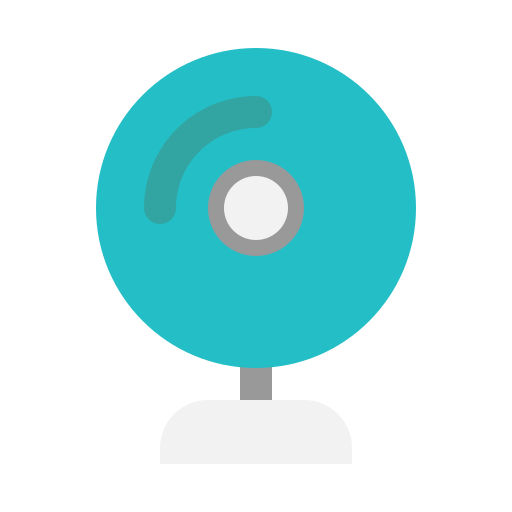 cámara web icono gratis