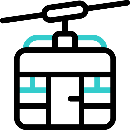 teleférico icono gratis