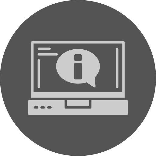 información icono gratis