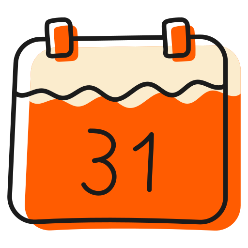 calendario de halloween icono gratis