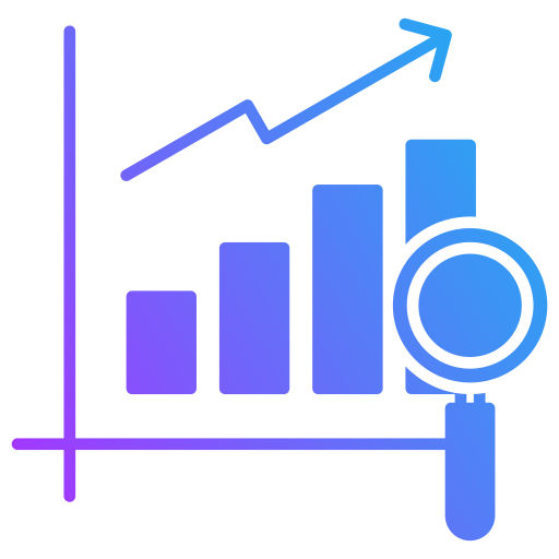 investigación de mercado icono gratis