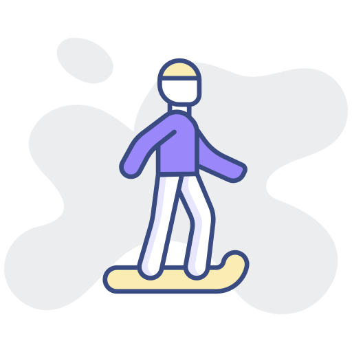 snowboarding icono gratis