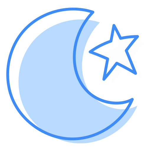 luna y estrella icono gratis