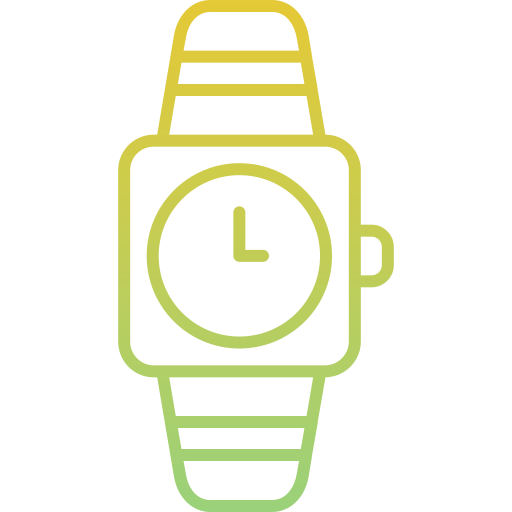 aplicación de reloj inteligente icono gratis