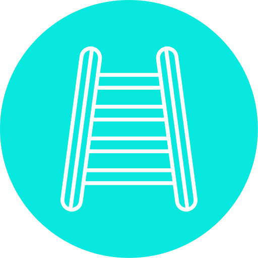 escalera de tijera icono gratis