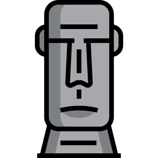 Easter Island Moais icons for free download, Freepik