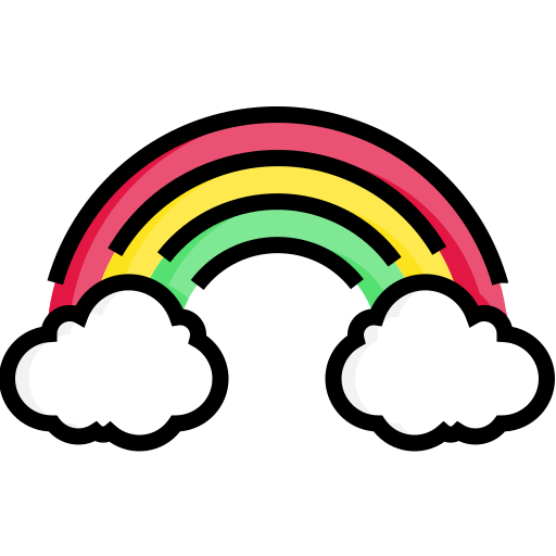 Arco iris icono gratis