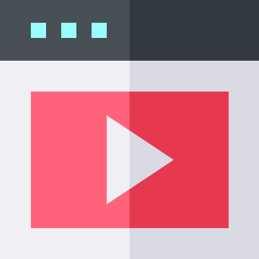 Video Basic Straight Flat icon