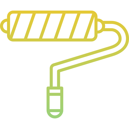 rodillo de pintura icono gratis