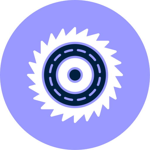 sierra circular icono gratis