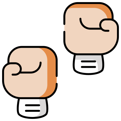 guantes de boxeo icono gratis