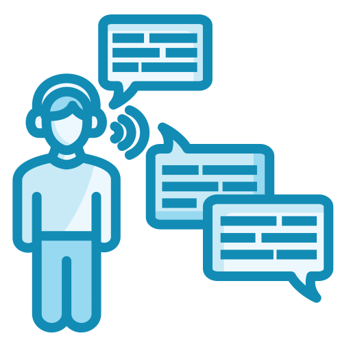 escucha social icono gratis