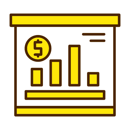 pérdida de negocio icono gratis