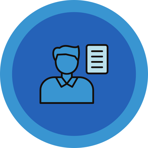 escritor icono gratis