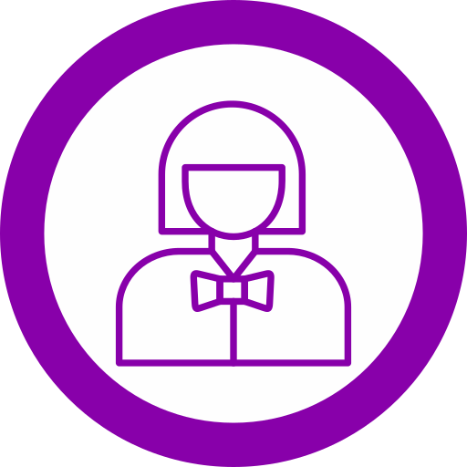 Waitress free icon