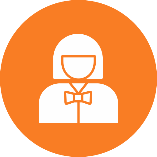 Waitress free icon