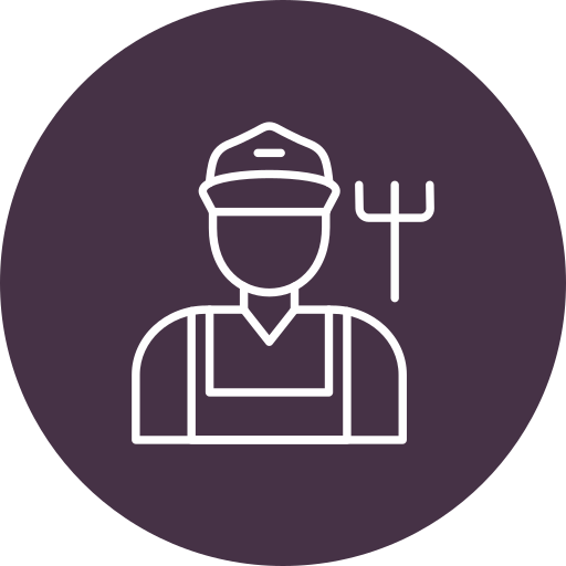 농장주 무료 아이콘