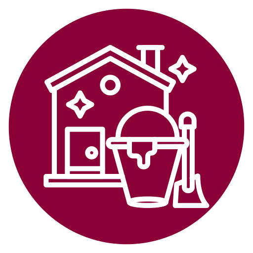 casa limpia icono gratis