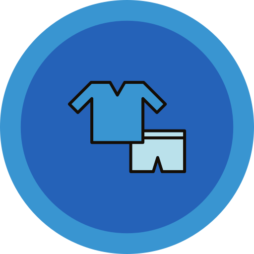 ropa de deporte icono gratis