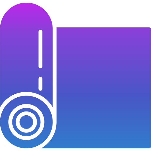 Gym mat free icon