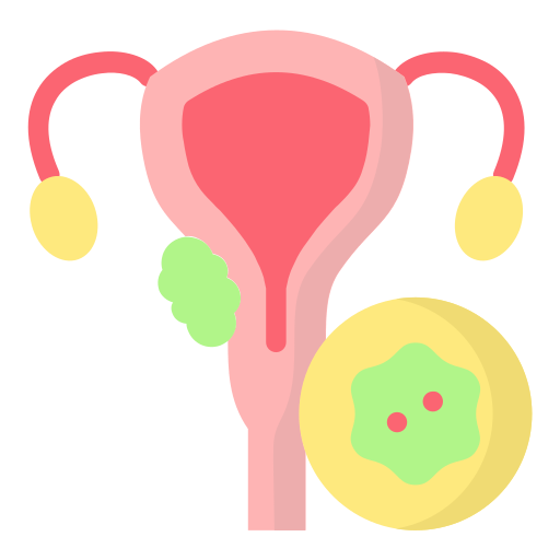 cáncer de cuello uterino icono gratis