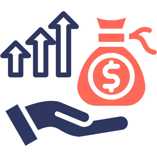 수익 무료 아이콘