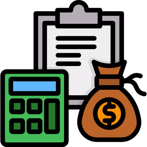 presupuesto icono gratis